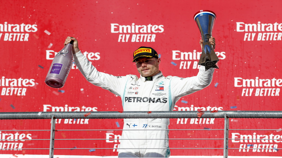 GP de USA de F1: Bottas gana y Hamilton se lleva su sexto título