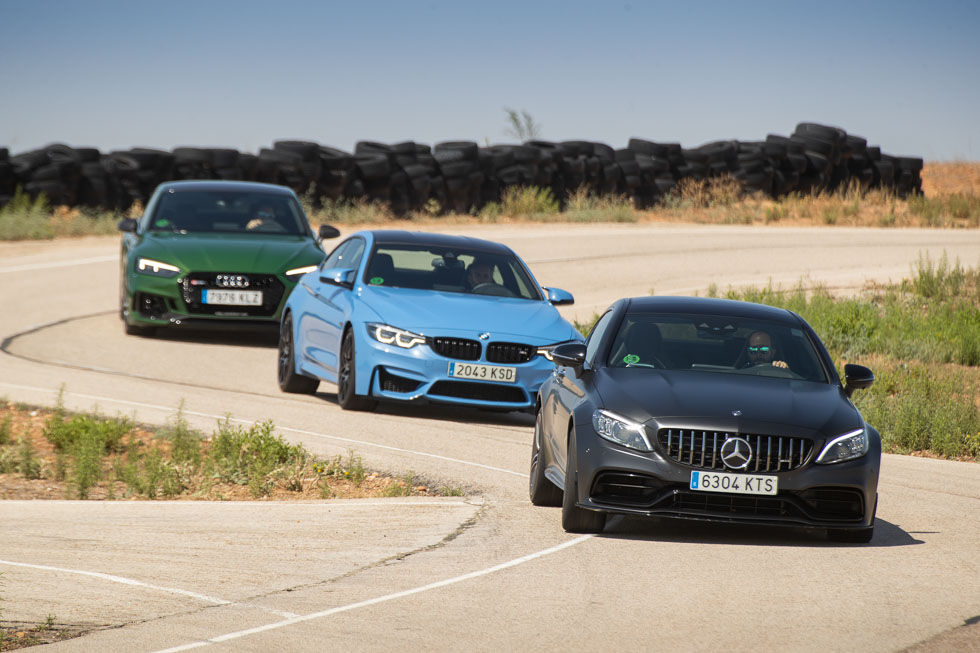 Audi RS5, BMW M4 Competition y Mercedes AMG C63s ¿cuál es más rápido?