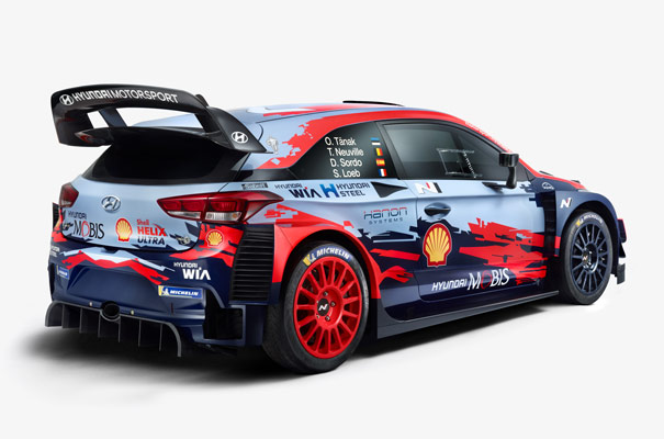 Mundial de Rallyes: Hyundai presenta su coche y equipo para 2020