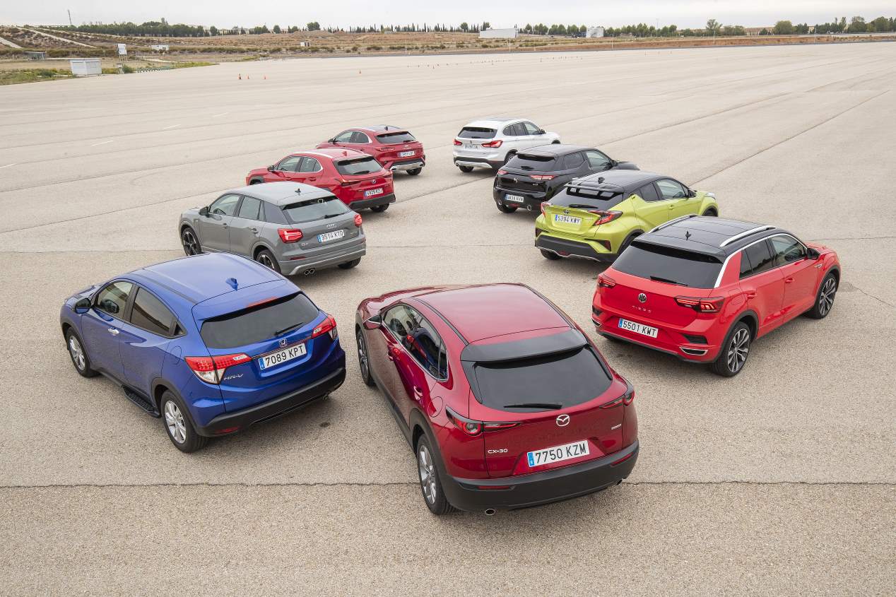 ¿El mejor SUV? Comparativa: CX-30, Q2, X1, C-HR, XCeed, T-Roc, DS 3, HR-V y UX