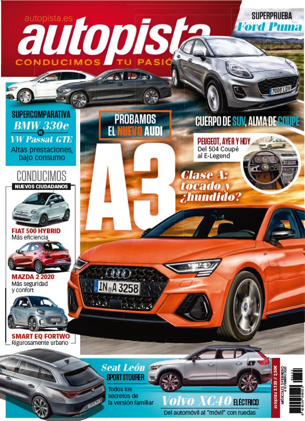 Revista Autopista 3133: a prueba los nuevos Ford Puma y Audi A3 2020