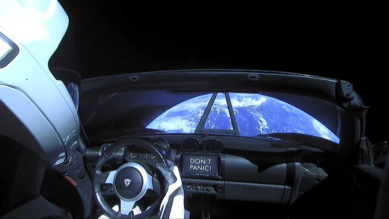 ¿Dónde está el Tesla Roadster que Elon Musk lanzó a Marte?