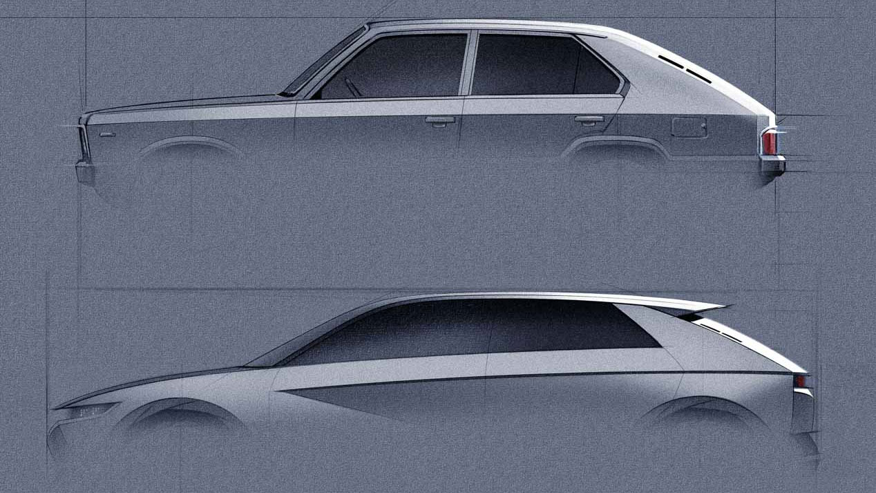 Hyundai 45: el revolucionario coche eléctrico con líneas retro que llegará en 2021