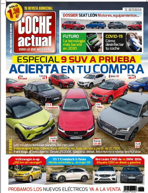 Un nuevo número de la revista COCHE ACTUAL, ya en tu kiosco