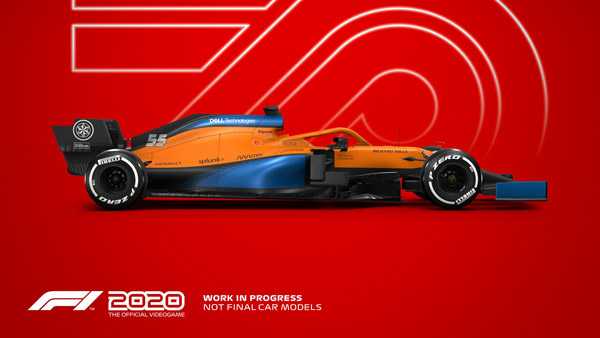 Nuevos detalles del nuevo videojuego F1 2020, con Carlos Sainz en portada