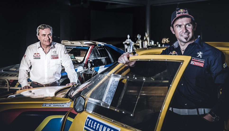 Sainz y Despres, pilotos de Peugeot para el Dakar 2015