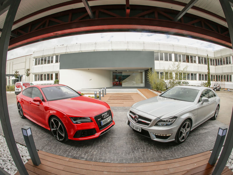 Comparativa: Audi RS7 vs Mercedes CLS 63 AMG, RS contra AMG