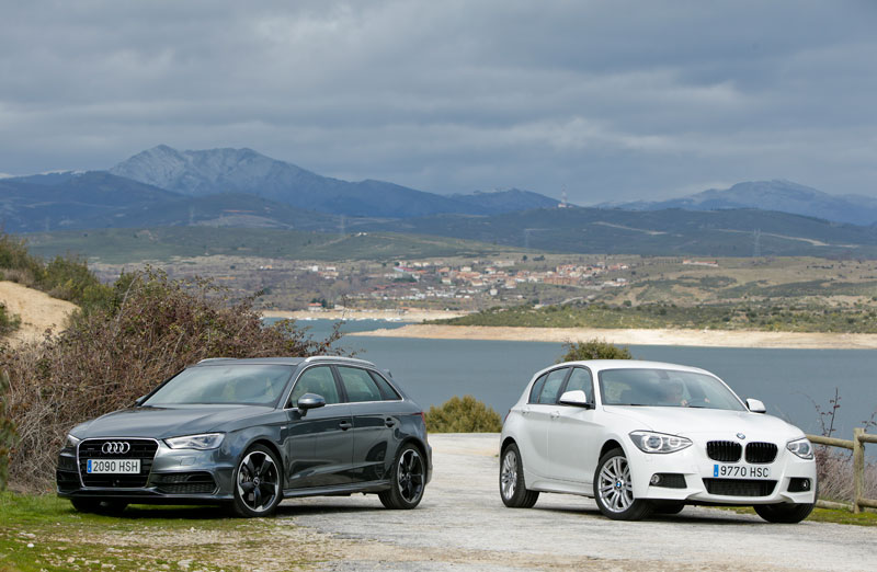 Audi A3 Sportback 2.0 TDI 184 quattro S-tronic vs BMW 120d 184 xDrive 5p