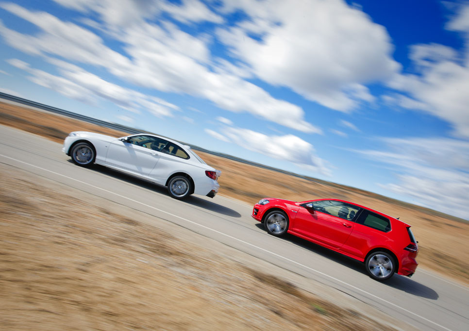 Comparativa: BMW M235I vs Volkswagen Golf R
