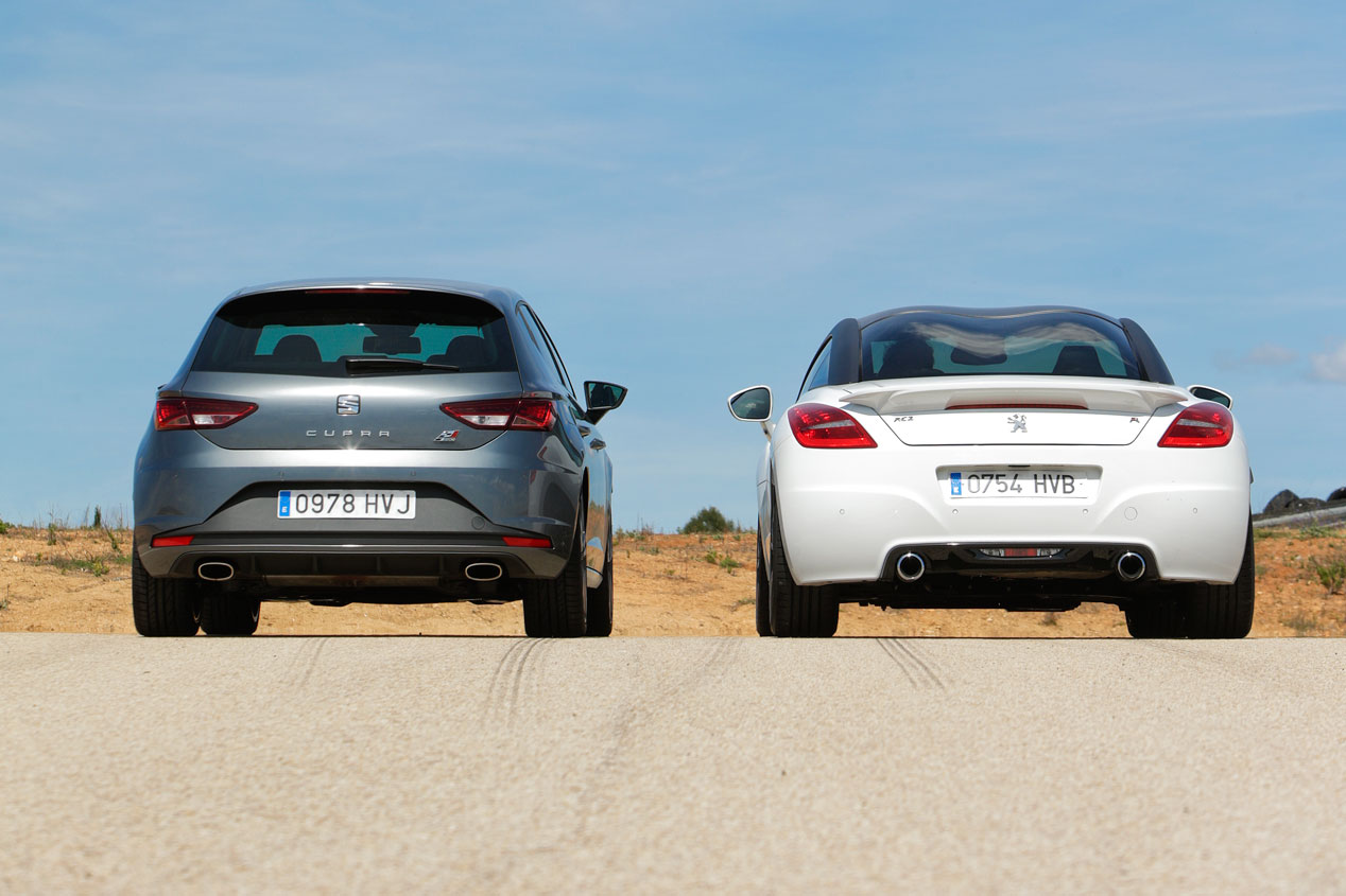 Comparativa: Peugeot RCZ R vs Seat León Cupra 280