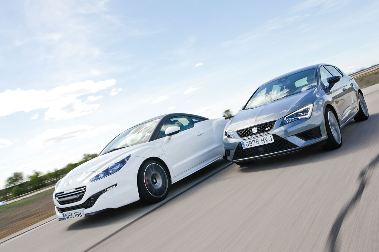 Comparativa: Peugeot RCZ R vs Seat León Cupra 280