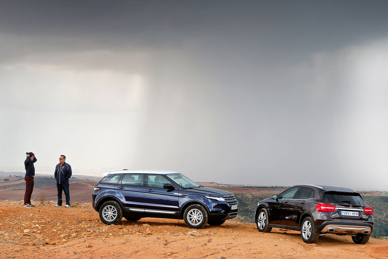 Comparativa: Mercedes GLA 220 CDI 7G-DCT 4Matic vs Range Rover Evoque TD4 5p 4x4 Pure Aut.