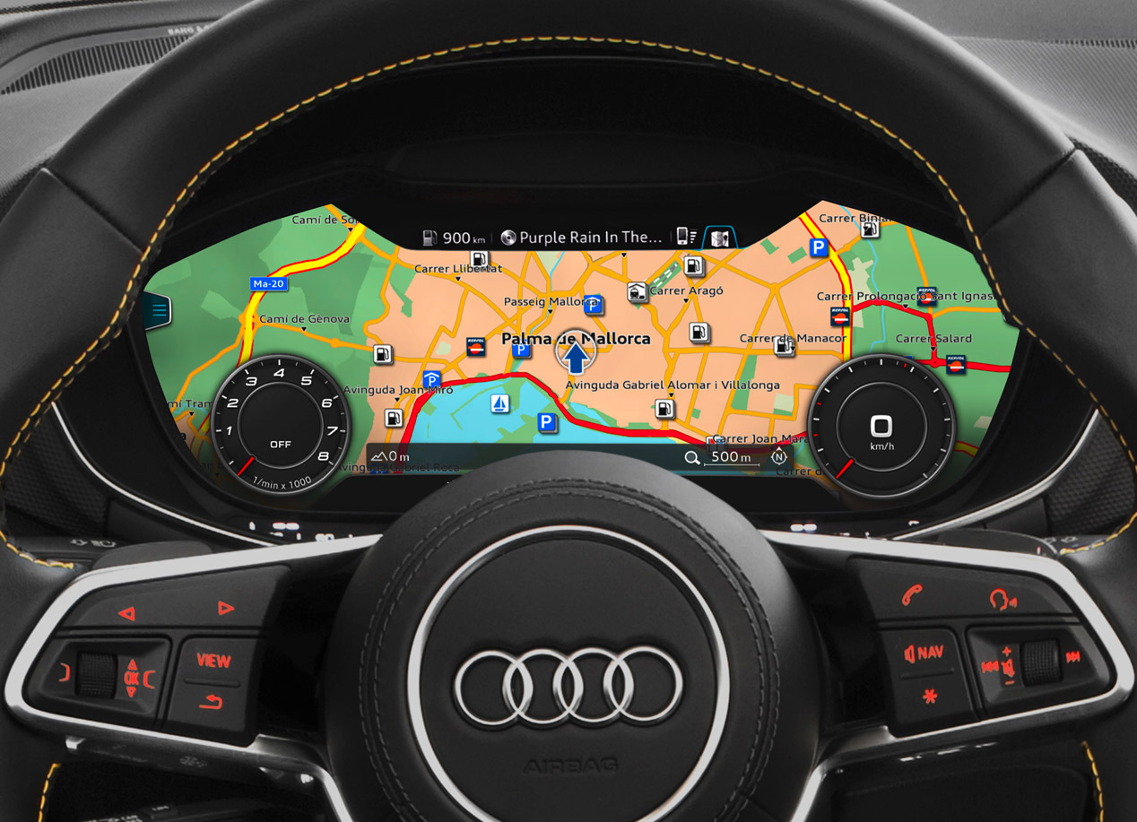 Audi Virtual Cockpit del TTS Roadster