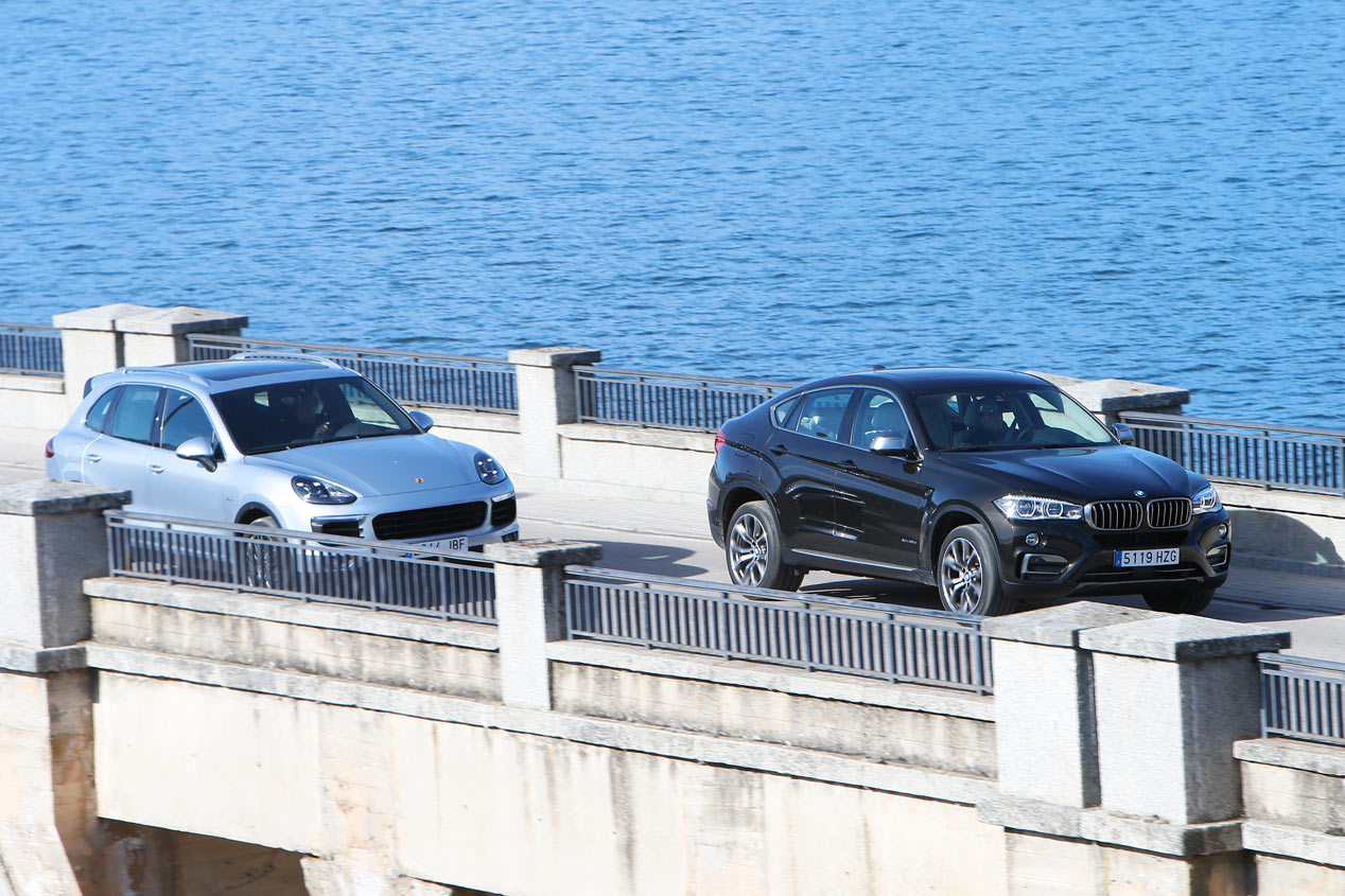 Comparativa: BMW X6 xDrive 30d vs Porsche Cayenne Diesel