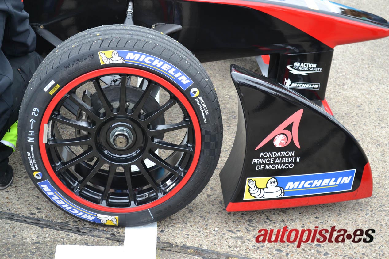 Nerumáticos Michelin Pilot Sport EV de la Fórmula E