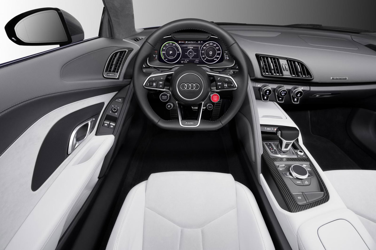 Audi R8 e-tron de conducción autónoma