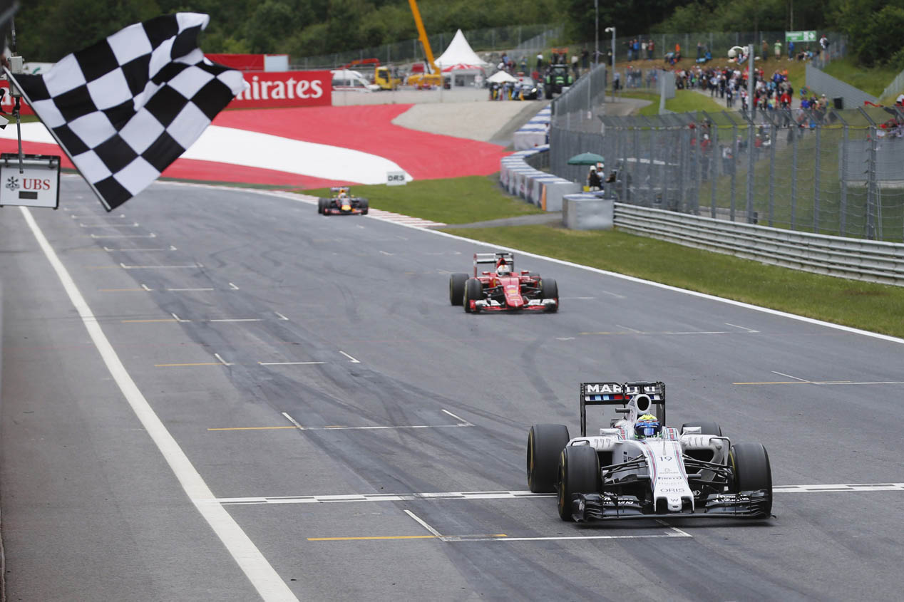 Massa, tercero en el GP de Austria 2015