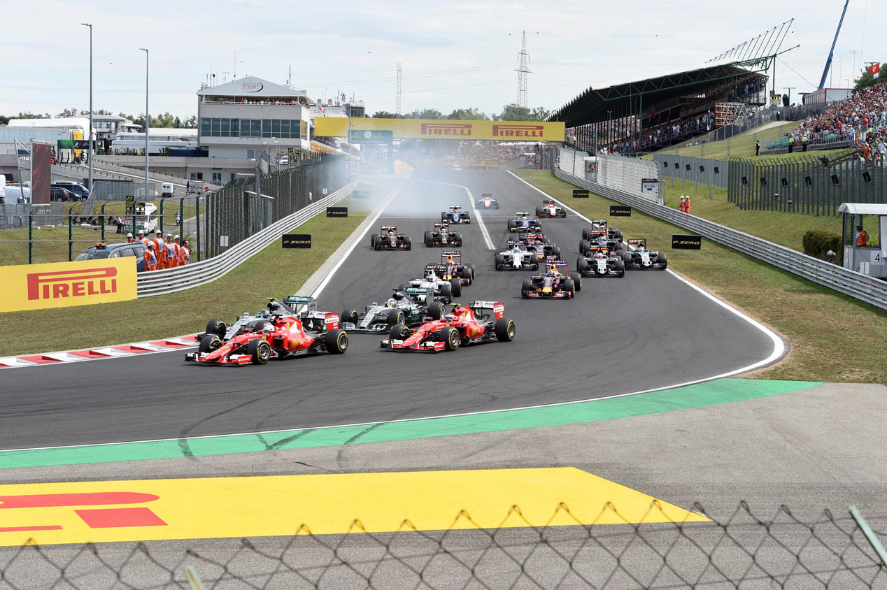 Salida GP Hungría 2015