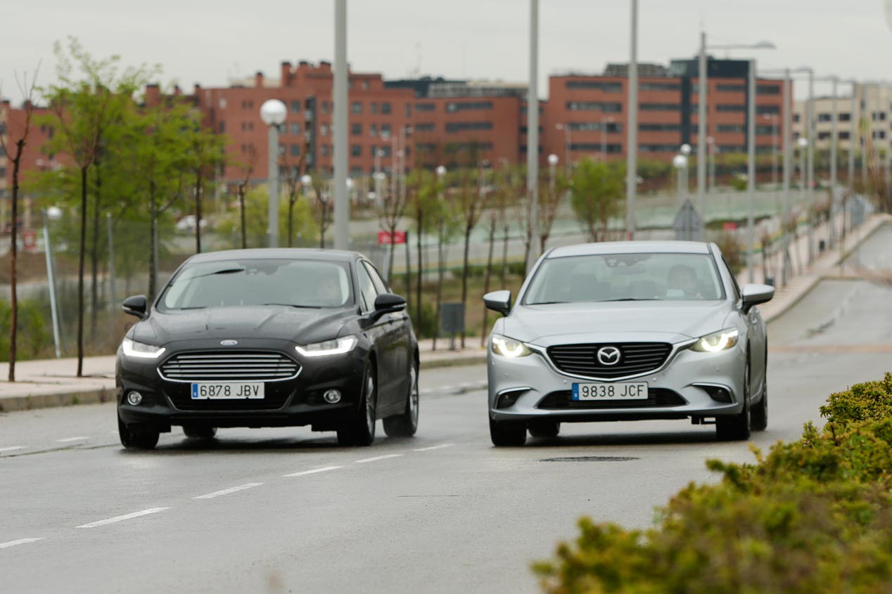Ford Mondeo 2.0 TDCI 180 CV contra Mazda 6 2.2 Skyactiv-D 175 