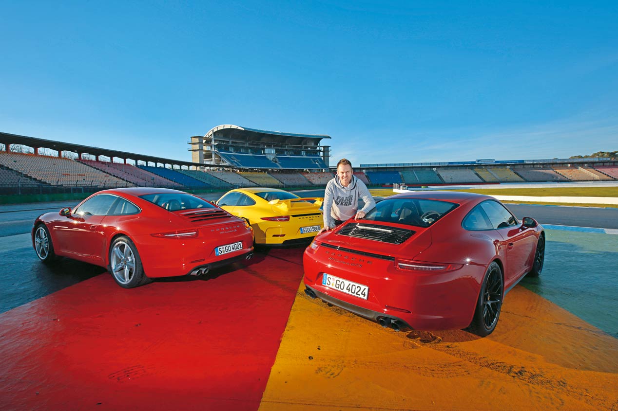 Porsche 911 Carrera S, 911 Carrera GTS y 911 GT3