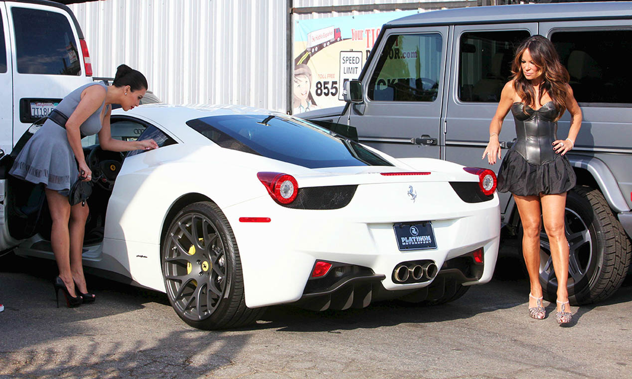 Ferrari 458 Italia de Kim Kardashian