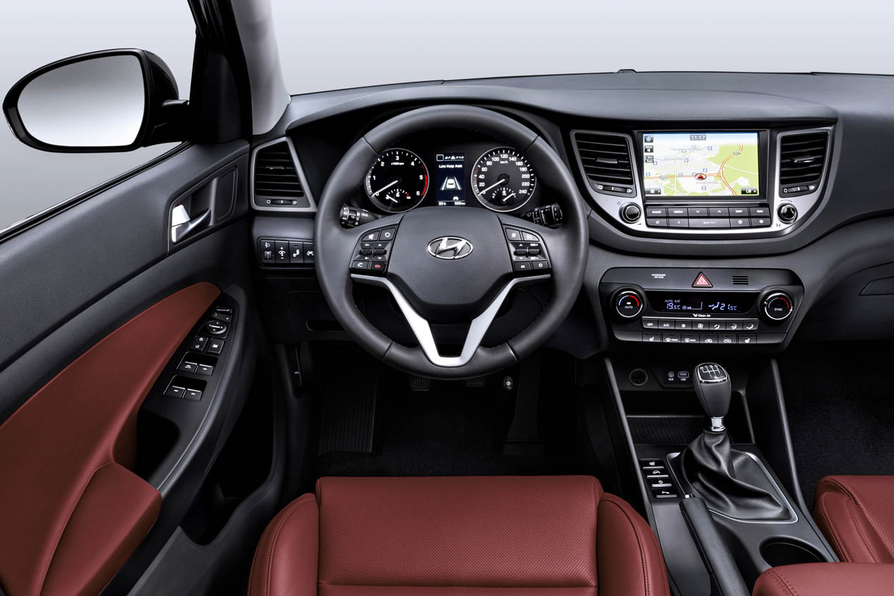 Hyundai Tucson 2015, el interior