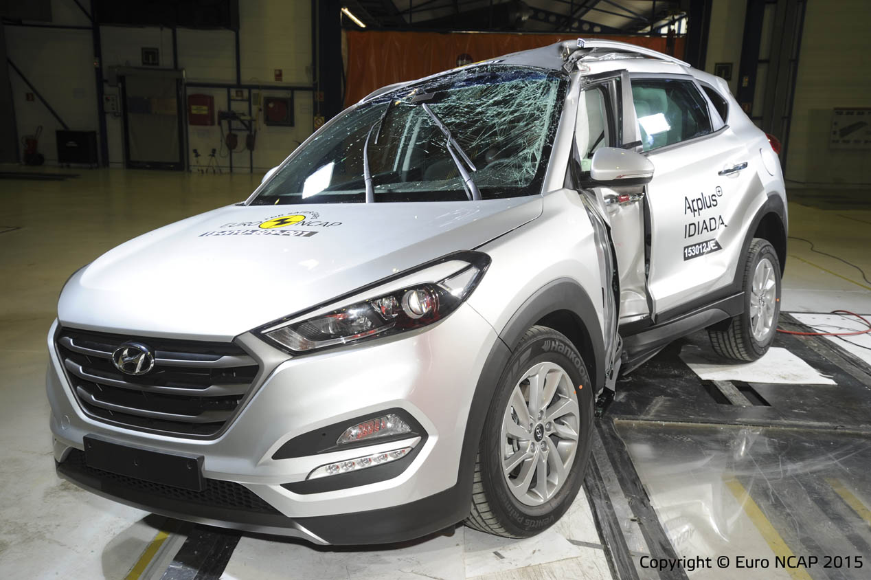 Hyundai Tucson 2015 en prueba EuroNCAP