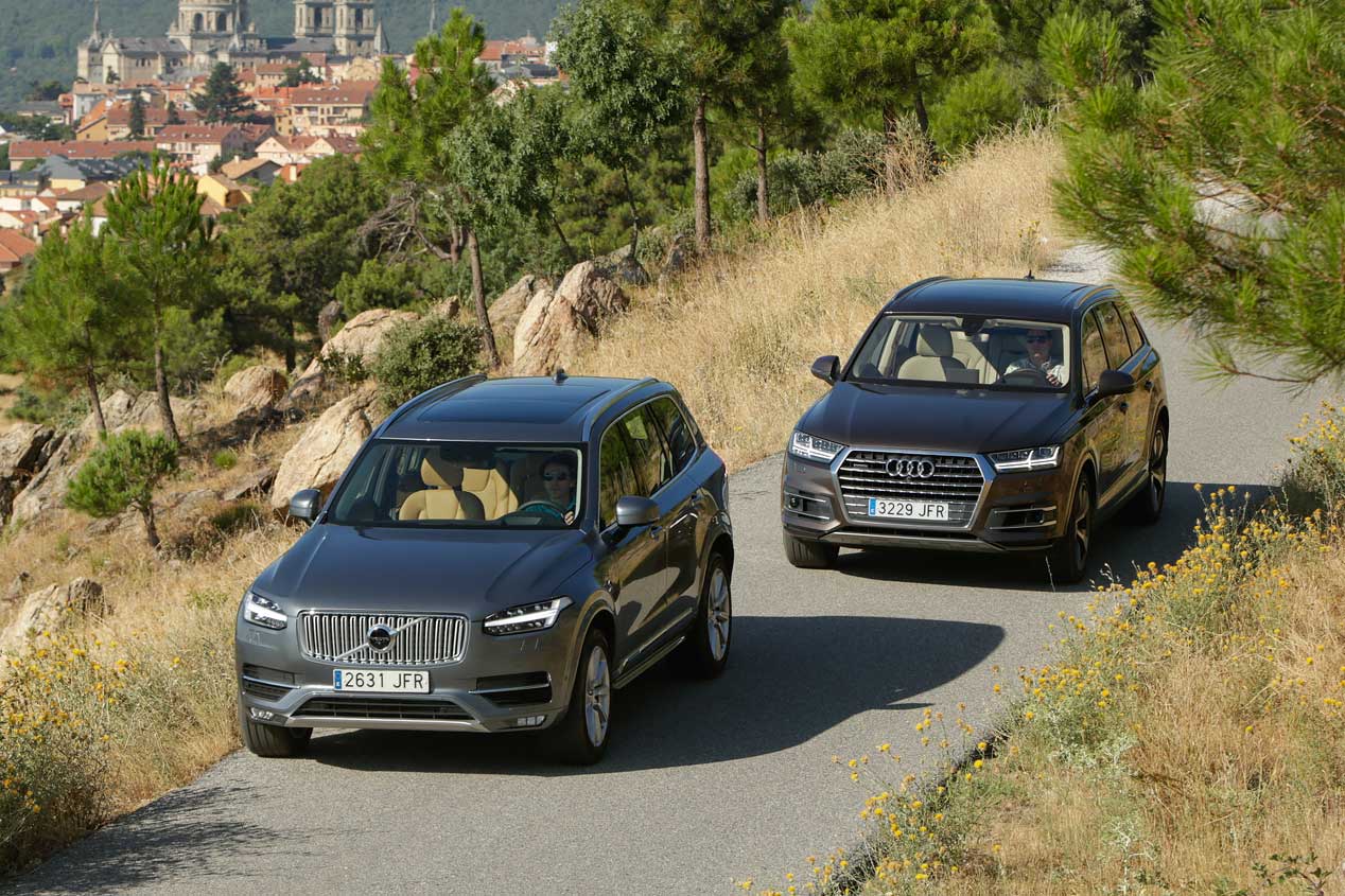 Volvo XC 90 D5 AWD contra Audi Q7 3.0 TDI Quattro Tiptronic