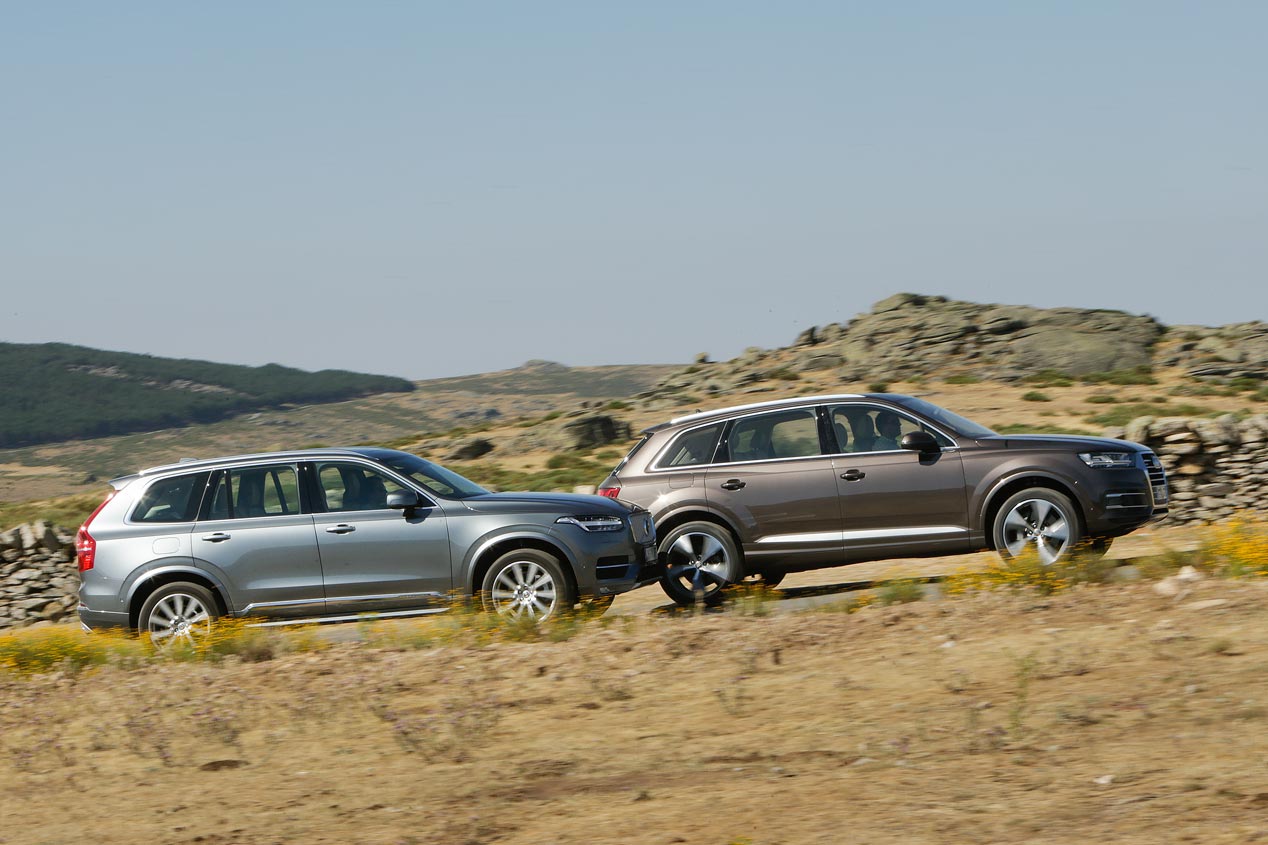 Volvo XC 90 D5 AWD contra Audi Q7 3.0 TDI Quattro Tiptronic