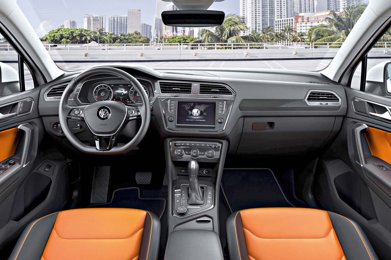 Salpicadero del Volkswagen Tiguan 2016