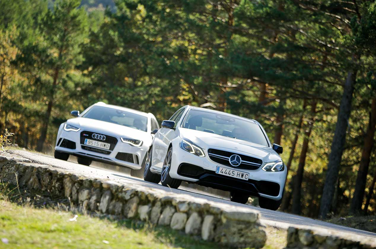 Audi RS6 Avant vs Mercedes E63 AMG 4Matic