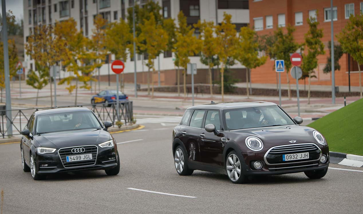 Audi A3 Sportback y Mini Clubman