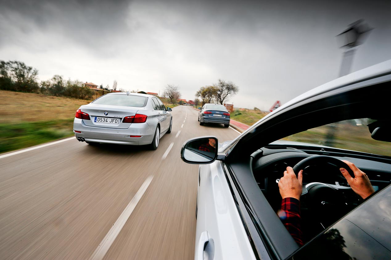 Jaguar XF & Audi A6 & BMW Serie 5