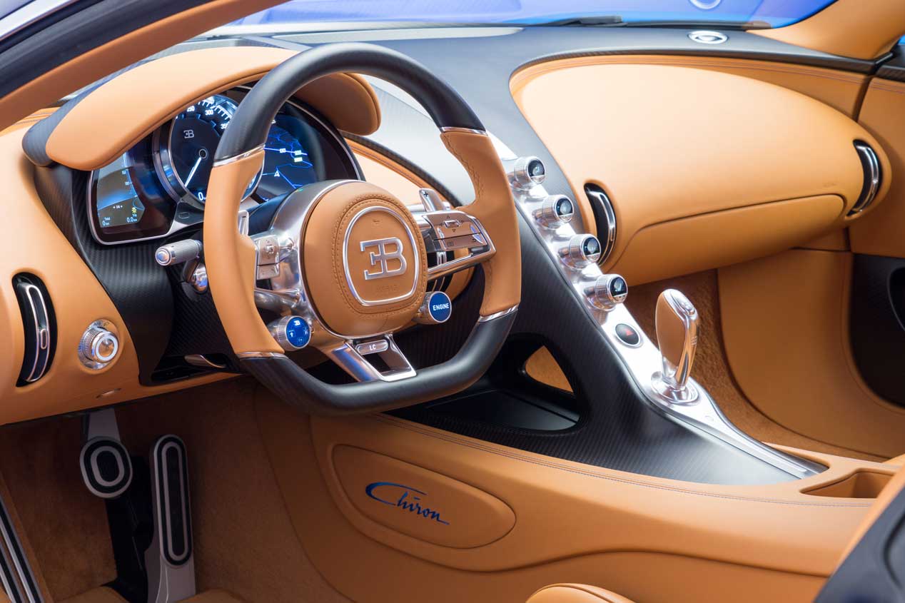 Bugatti Chiron interior