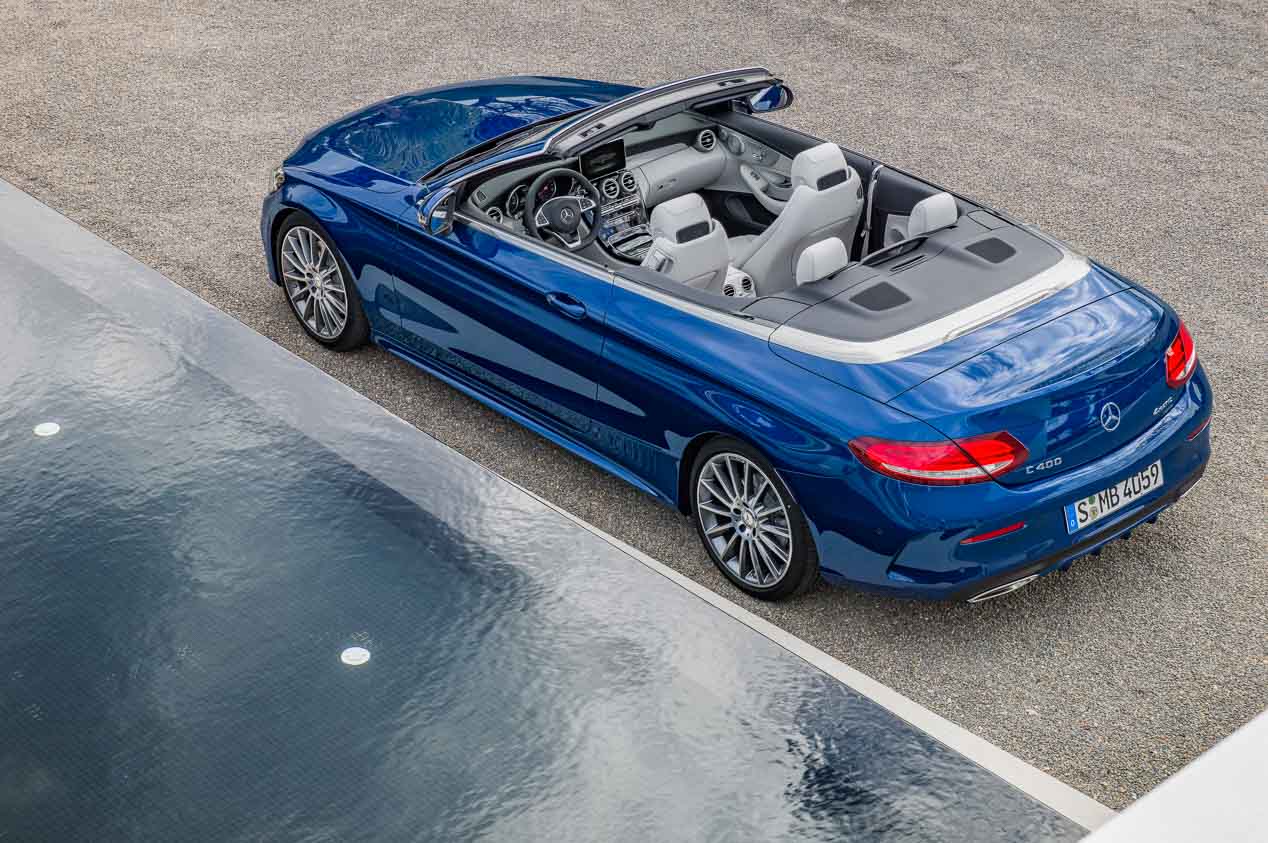 Mercedes Clase C Cabrio trasera