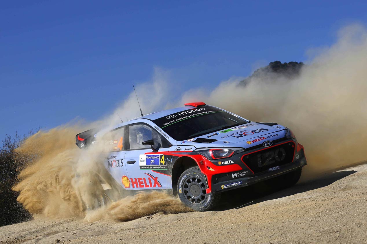 Dani Sordo en el Rally de México 2016