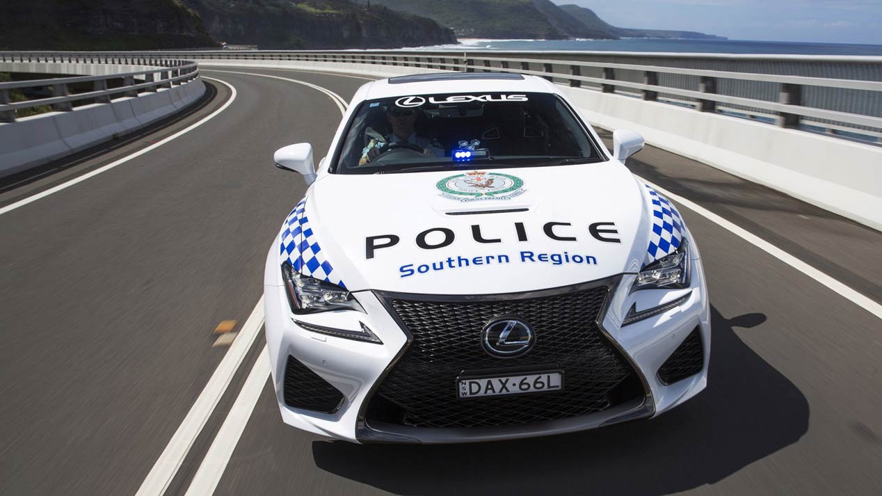 Lexus RC F, el nuevo coche de la policía australiana