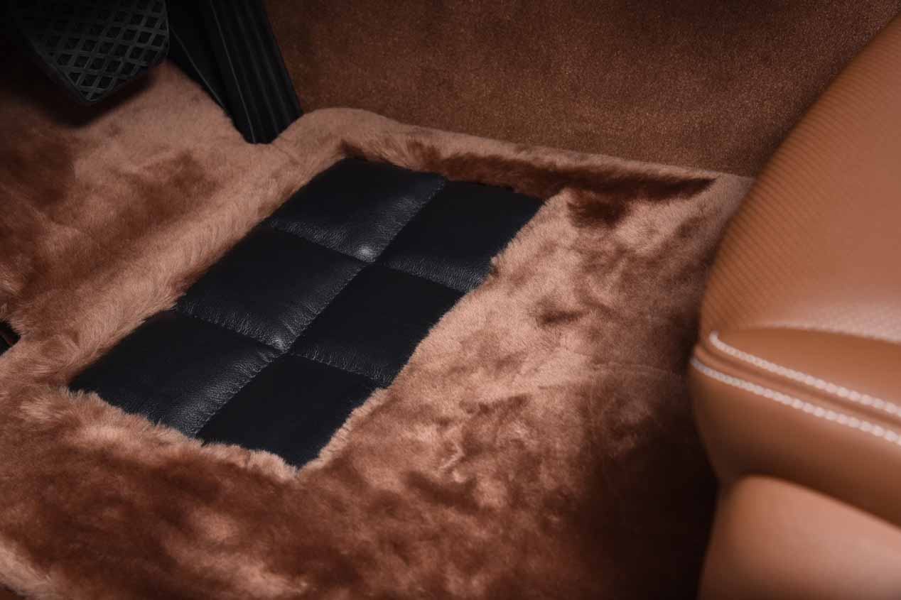 "No me pises, que soy una mullida alfombrilla de pura lana de pelo largo"