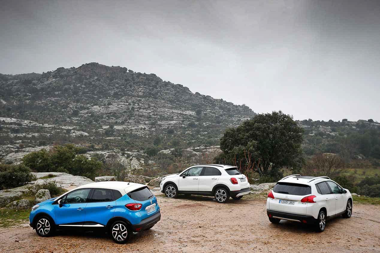 Fiat 500X, Peugeot 2008 y Renault Captur