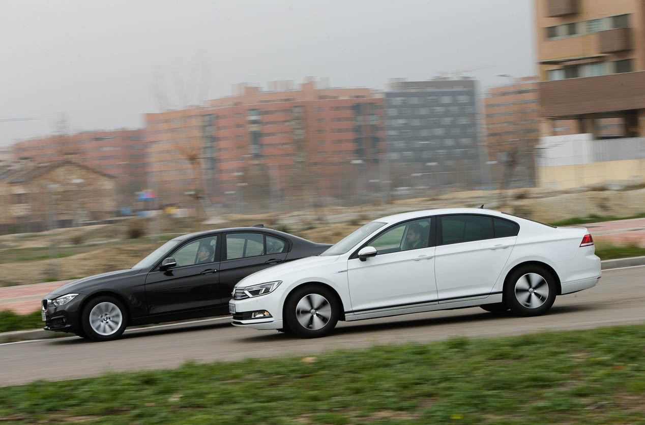 Volkswagen Passat y BMW 316d