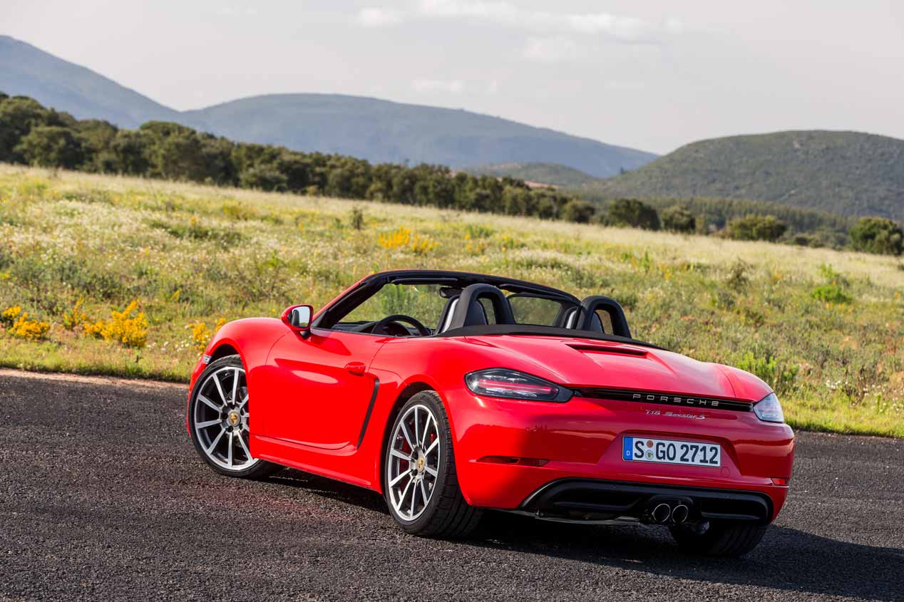 Porsche 718 Boxster fotos