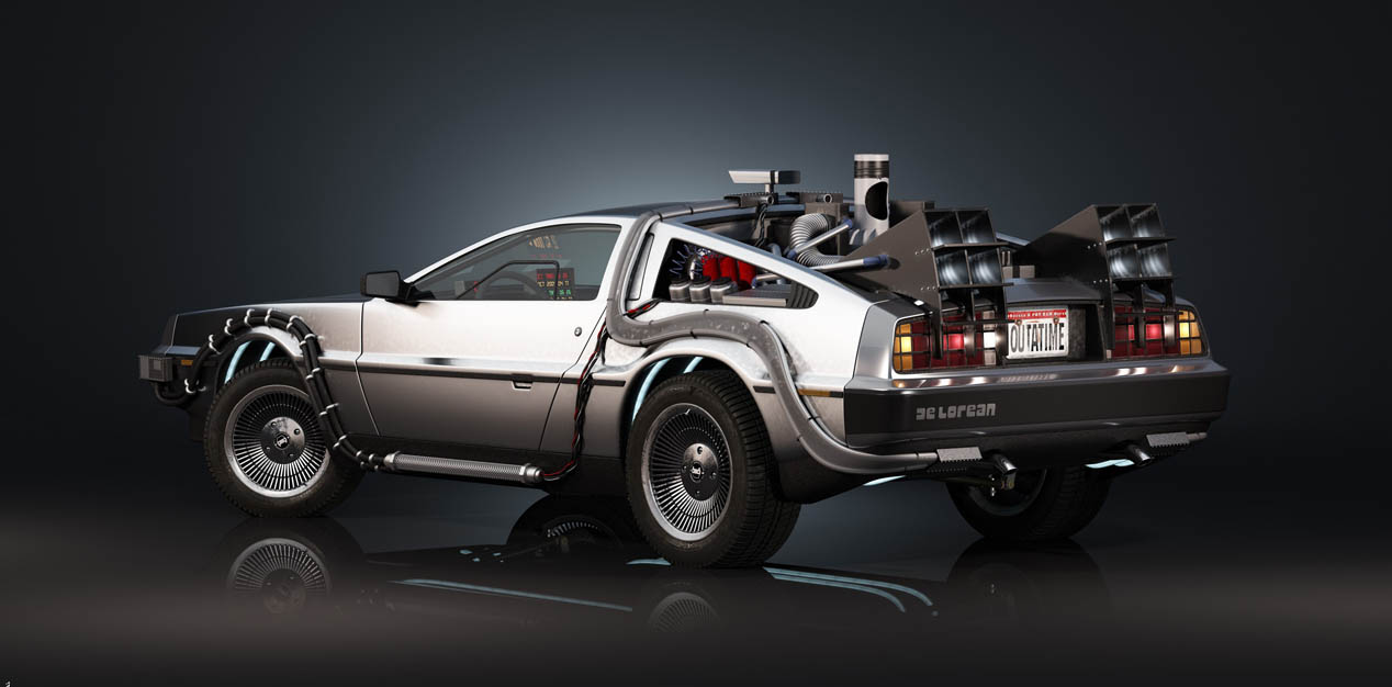 DeLorean de Regreso al Futuro