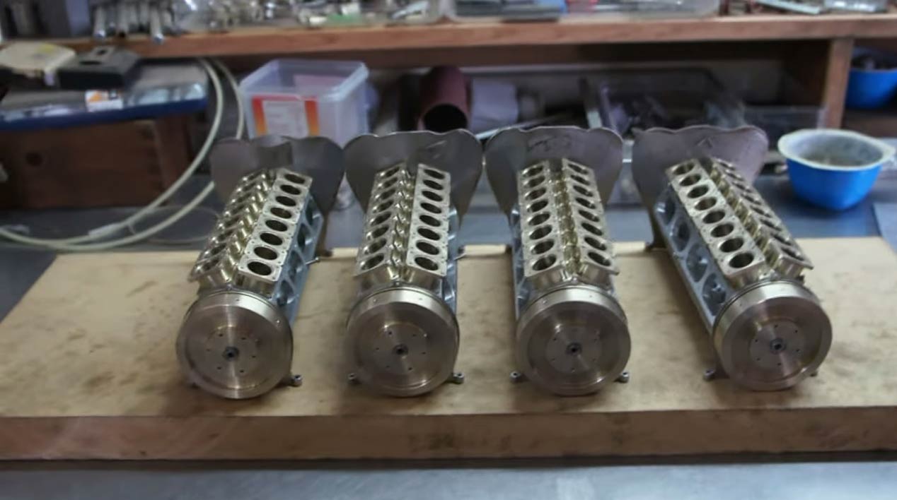 Sala de máquinas del trasatlántico de Motores Patelo