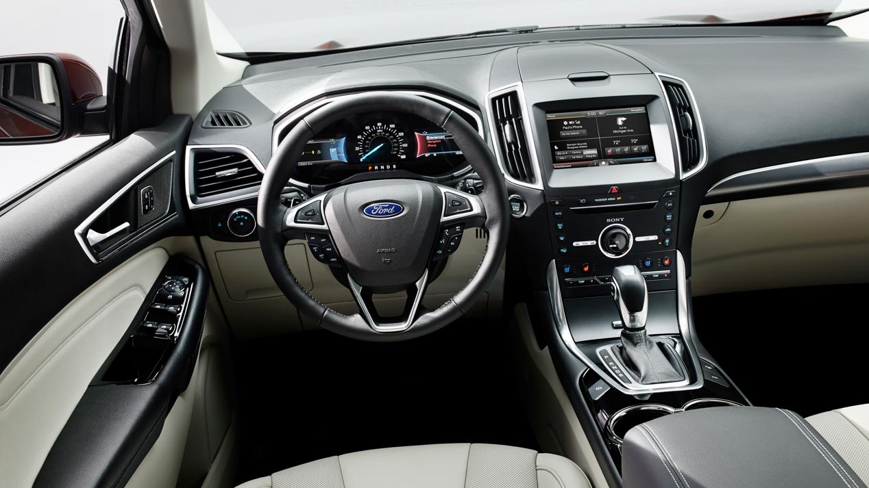 El interior del Ford Edge
