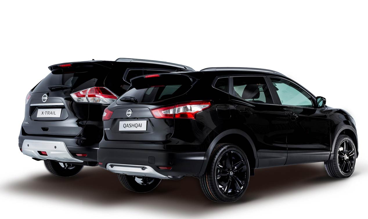 Nissan Qashqai y X-Trail Black Edition