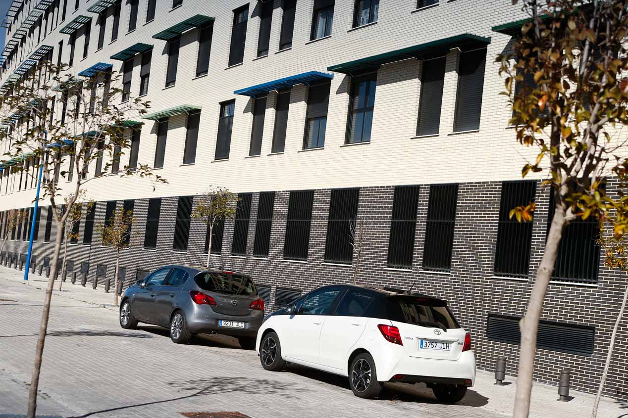Opel Corsa frente a Toyota Yaris