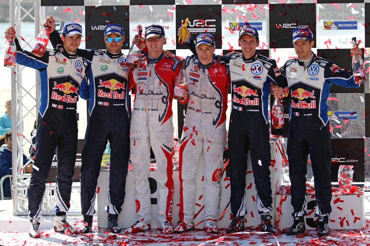 Podium Rally de Portugal 2016