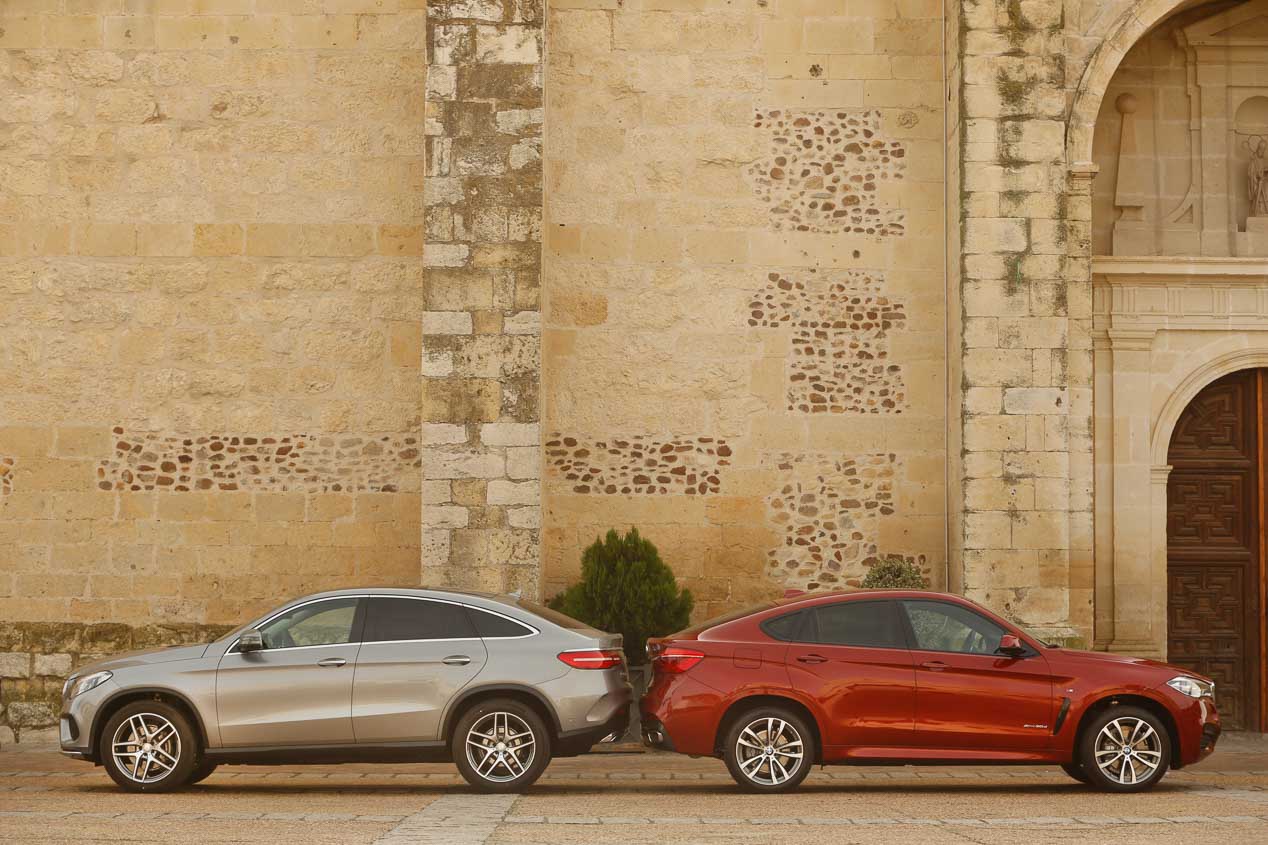 BMW X6 vs Mercedes GLE Coupe