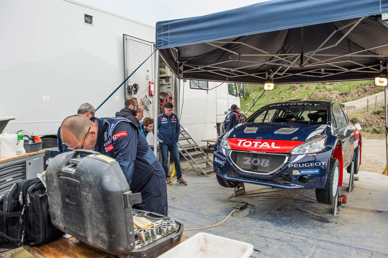 Jornadas de test de Peugeot previos al Rally de Portugal