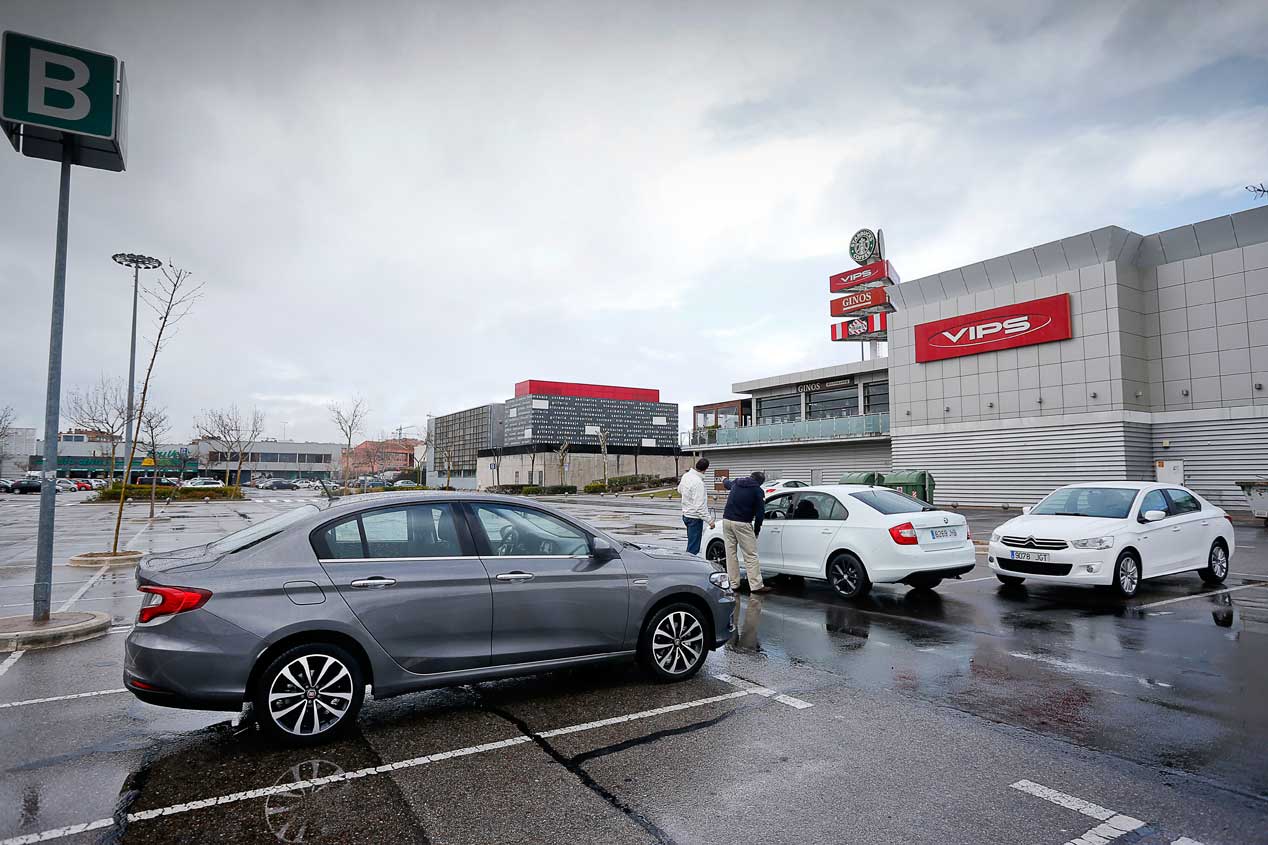 Citroën C-Elysée, Fiat Tipo y Skoda Rapid